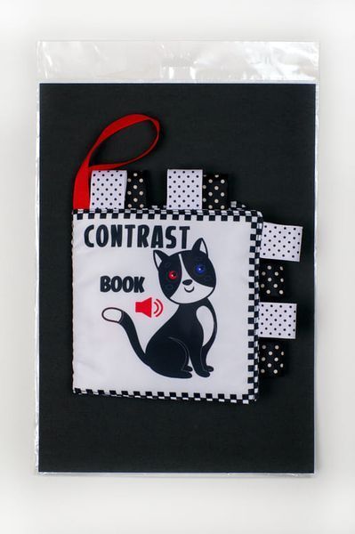 Контрастна книжка &laquo;Котик&raquo; (англійська версія) БК-2711 фото